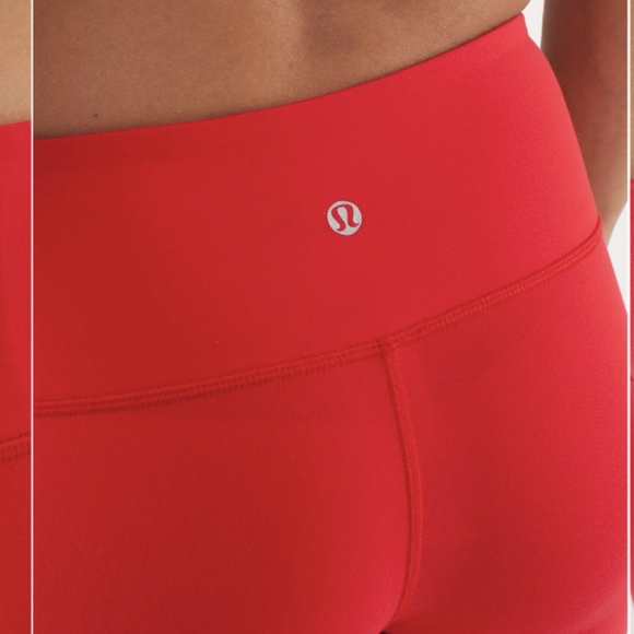 Lululemon Wunder Under Crop Currant like new - Picture 5 of 11